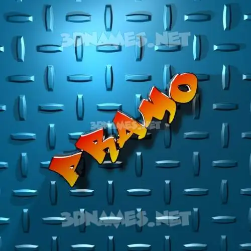 pramo in Grid Style style - 3D name wallpaper pramo in Grid Style style - 3D name wallpaper