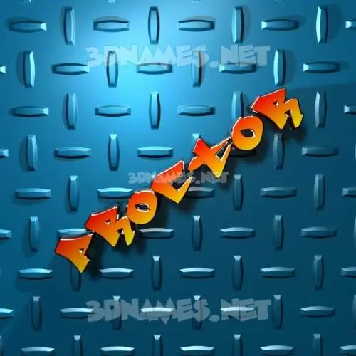 proctor in Grid Style style - 3D name wallpaper
