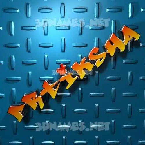 prtiksha in Grid Style style - 3D name wallpaper