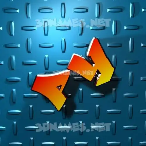 py in Grid Style style - 3D name wallpaper