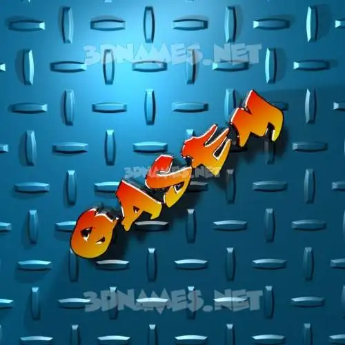 qasem in Grid Style style - 3D name wallpaper