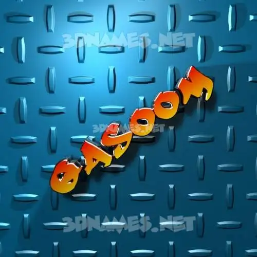 qasoom in Grid Style style - 3D name wallpaper