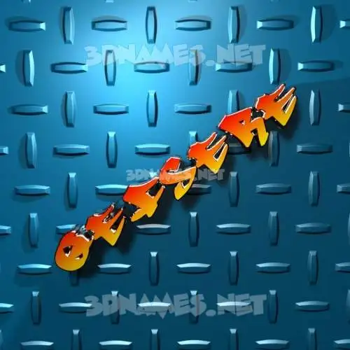qefsere in Grid Style style - 3D name wallpaper