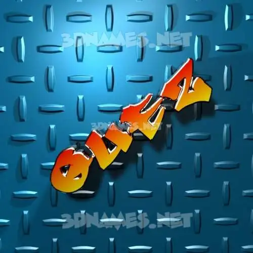 quez in Grid Style style - 3D name wallpaper