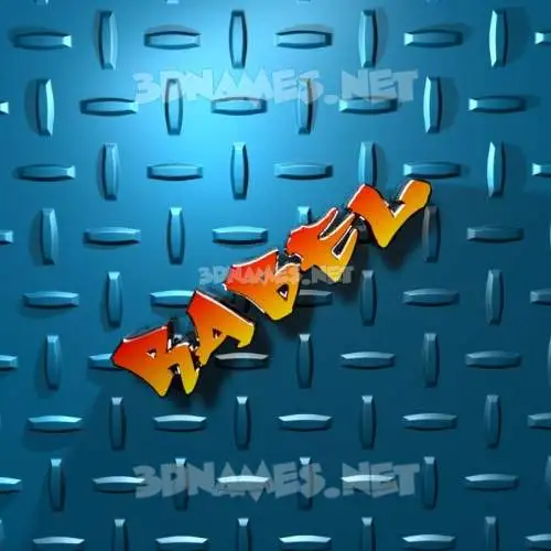 rabel in Grid Style style - 3D name wallpaper rabel in Grid Style style - 3D name wallpaper