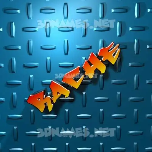 rache in Grid Style style - 3D name wallpaper rache in Grid Style style - 3D name wallpaper