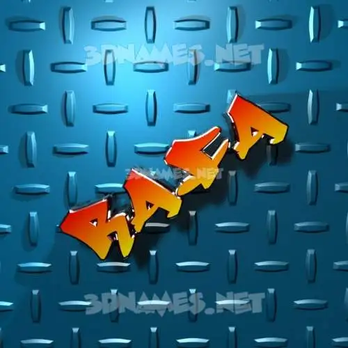 rafa in Grid Style style - 3D name wallpaper