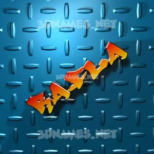 rafla in Grid Style style - 3D name wallpaper rafla in Grid Style style - 3D name wallpaper
