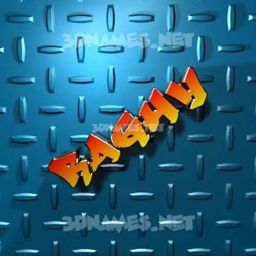 raghy in Grid Style style - 3D name wallpaper raghy in Grid Style style - 3D name wallpaper