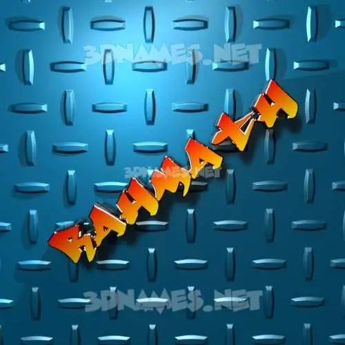 rahmath in Grid Style style - 3D name wallpaper