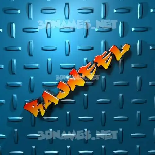 rajneel in Grid Style style - 3D name wallpaper