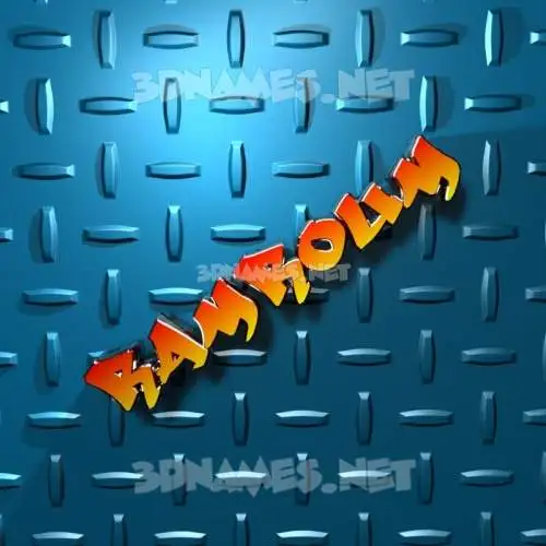 ramroum in Grid Style style - 3D name wallpaper ramroum in Grid Style style - 3D name wallpaper