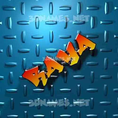 raya in Grid Style style - 3D name wallpaper