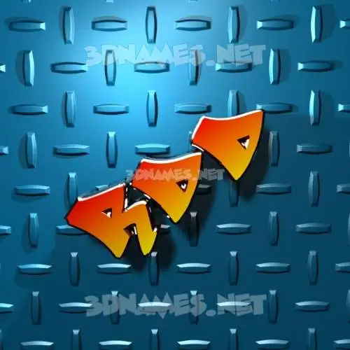 rdd in Grid Style style - 3D name wallpaper