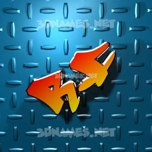 rf in Grid Style style - 3D name wallpaper rf in Grid Style style - 3D name wallpaper