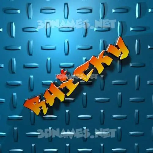 rhicky in Grid Style style - 3D name wallpaper rhicky in Grid Style style - 3D name wallpaper