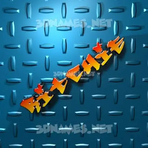 ritchie in Grid Style style - 3D name wallpaper
