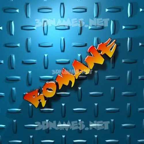 romane in Grid Style style - 3D name wallpaper romane in Grid Style style - 3D name wallpaper