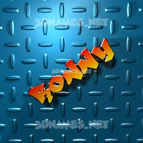 ronny in Grid Style style - 3D name wallpaper ronny in Grid Style style - 3D name wallpaper