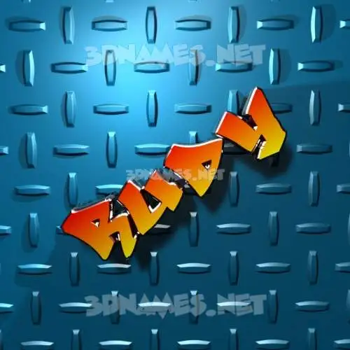 rudy in Grid Style style - 3D name wallpaper rudy in Grid Style style - 3D name wallpaper
