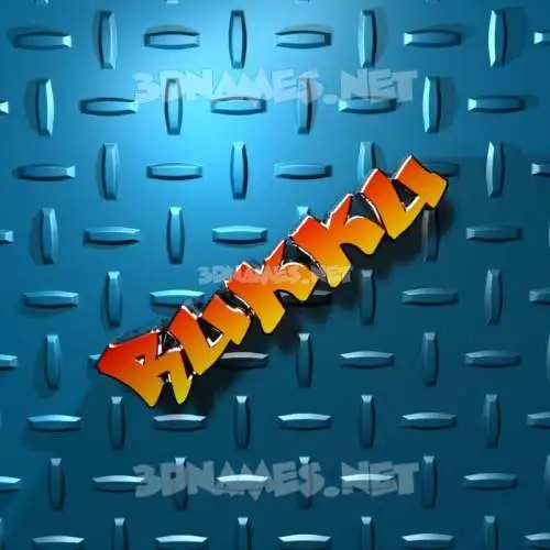 rukku in Grid Style style - 3D name wallpaper rukku in Grid Style style - 3D name wallpaper