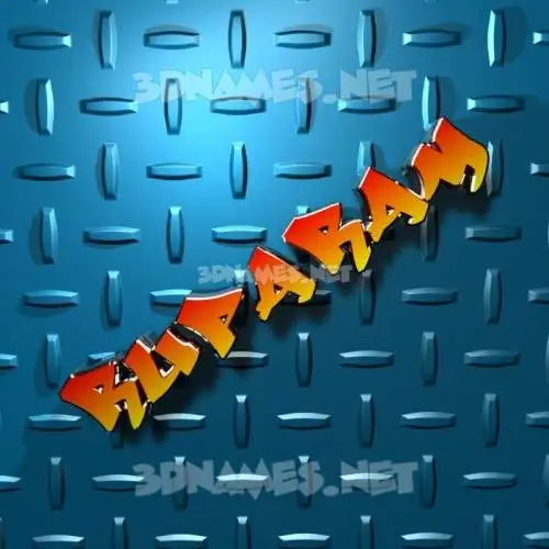 ruparam in Grid Style style - 3D name wallpaper