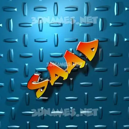 saad in Grid Style style - 3D name wallpaper saad in Grid Style style - 3D name wallpaper