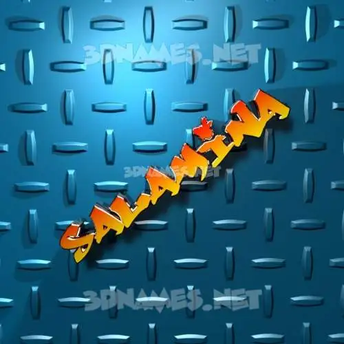 salamina in Grid Style style - 3D name wallpaper