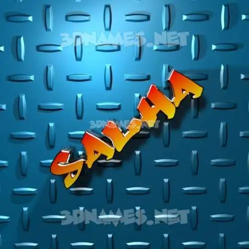 salha in Grid Style style - 3D name wallpaper salha in Grid Style style - 3D name wallpaper