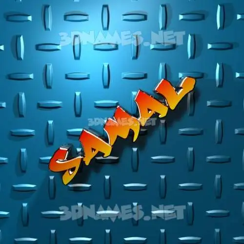 samal in Grid Style style - 3D name wallpaper samal in Grid Style style - 3D name wallpaper