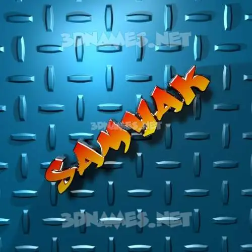samyak in Grid Style style - 3D name wallpaper