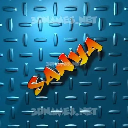 sanya in Grid Style style - 3D name wallpaper sanya in Grid Style style - 3D name wallpaper