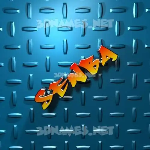 senba in Grid Style style - 3D name wallpaper senba in Grid Style style - 3D name wallpaper