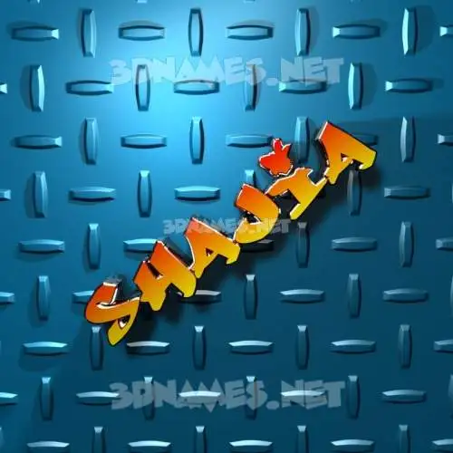 shajia in Grid Style style - 3D name wallpaper shajia in Grid Style style - 3D name wallpaper