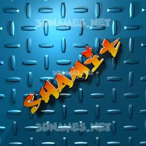 shamit in Grid Style style - 3D name wallpaper