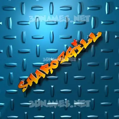 sharozgill in Grid Style style - 3D name wallpaper sharozgill in Grid Style style - 3D name wallpaper