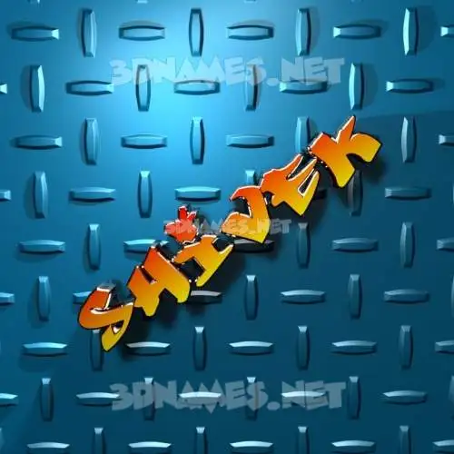 shivek in Grid Style style - 3D name wallpaper