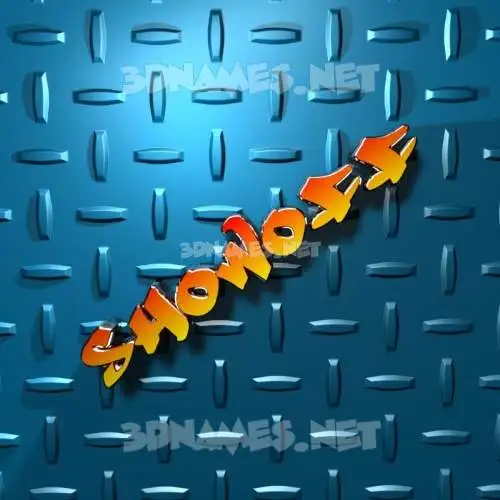 showoff in Grid Style style - 3D name wallpaper showoff in Grid Style style - 3D name wallpaper