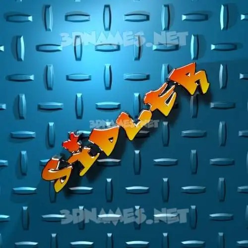 sidler in Grid Style style - 3D name wallpaper