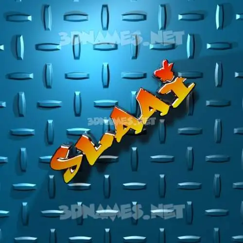 slaai in Grid Style style - 3D name wallpaper slaai in Grid Style style - 3D name wallpaper