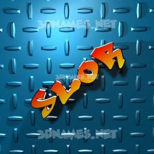 slor in Grid Style style - 3D name wallpaper slor in Grid Style style - 3D name wallpaper