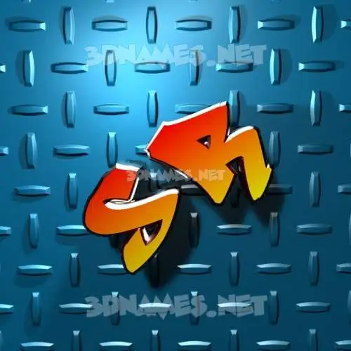 sr in Grid Style style - 3D name wallpaper sr in Grid Style style - 3D name wallpaper