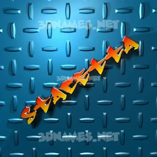 stacetta in Grid Style style - 3D name wallpaper