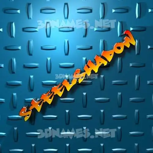 steelshadow in Grid Style style - 3D name wallpaper steelshadow in Grid Style style - 3D name wallpaper