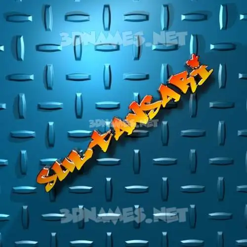 sultansari in Grid Style style - 3D name wallpaper