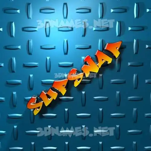 supsnap in Grid Style style - 3D name wallpaper