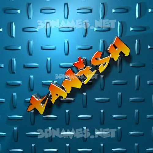 tanish in Grid Style style - 3D name wallpaper tanish in Grid Style style - 3D name wallpaper