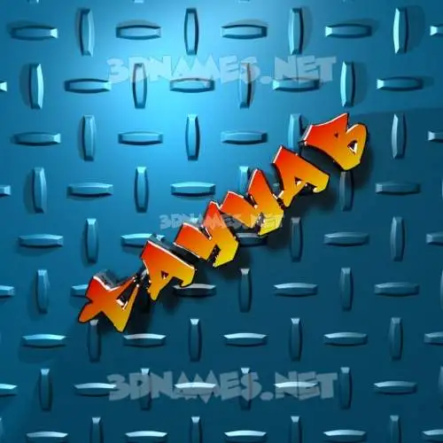tayyab in Grid Style style - 3D name wallpaper