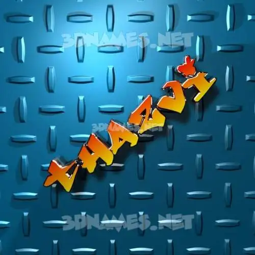 thazvi in Grid Style style - 3D name wallpaper