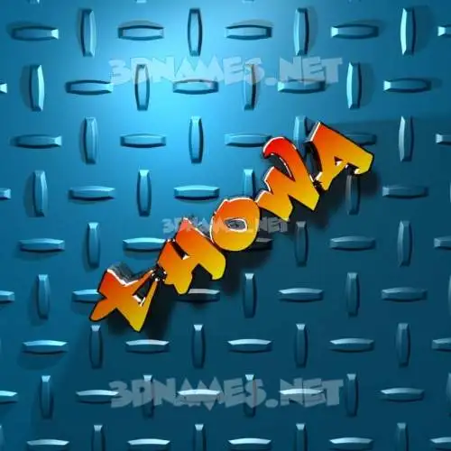 thowa in Grid Style style - 3D name wallpaper thowa in Grid Style style - 3D name wallpaper